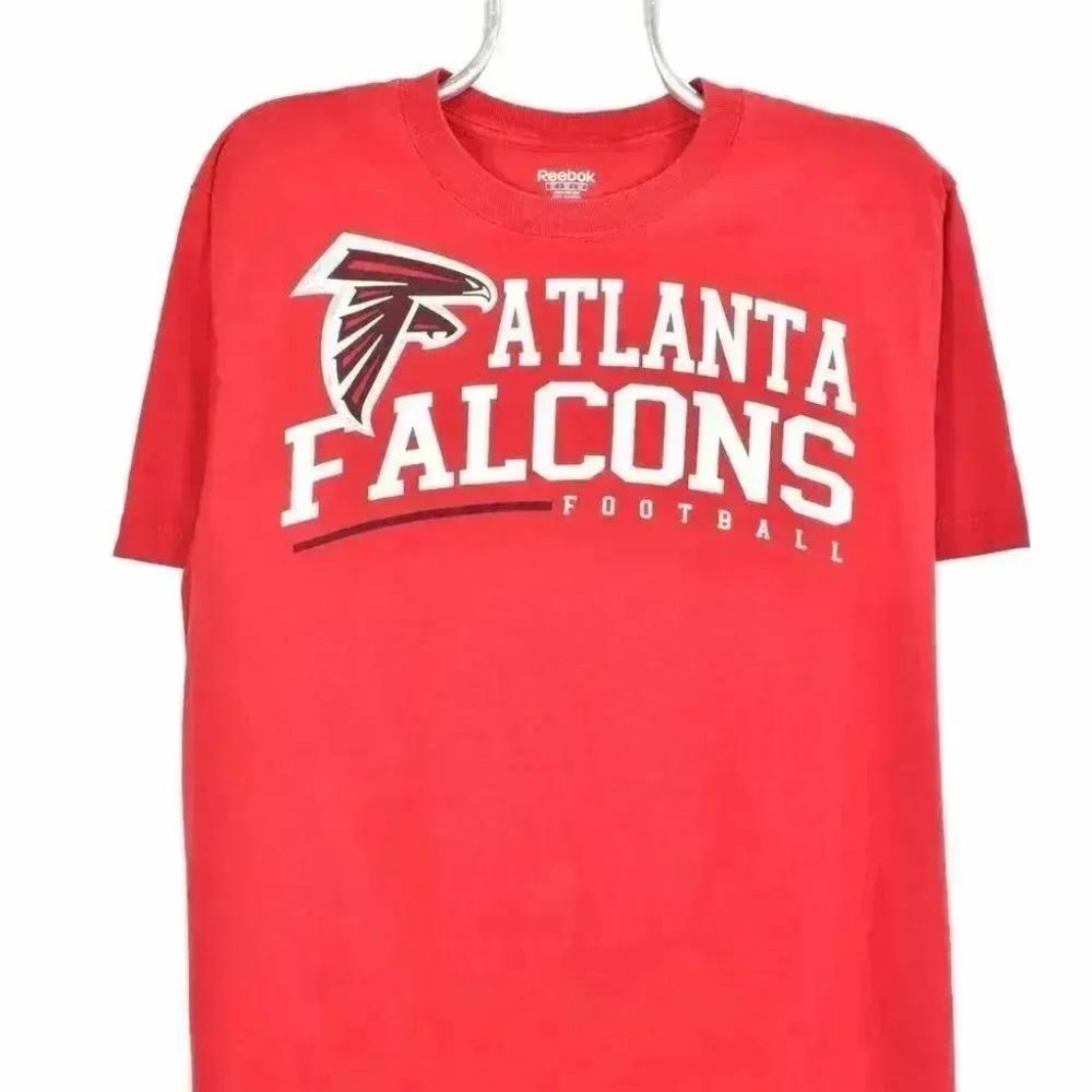 Vintage NFL Atlanta Falcons Red T-Shirt  Large